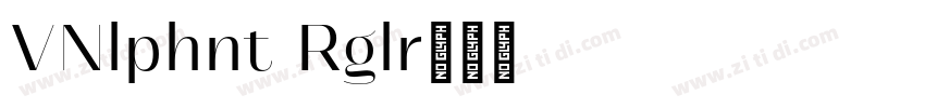 VNelephant Regular字体转换